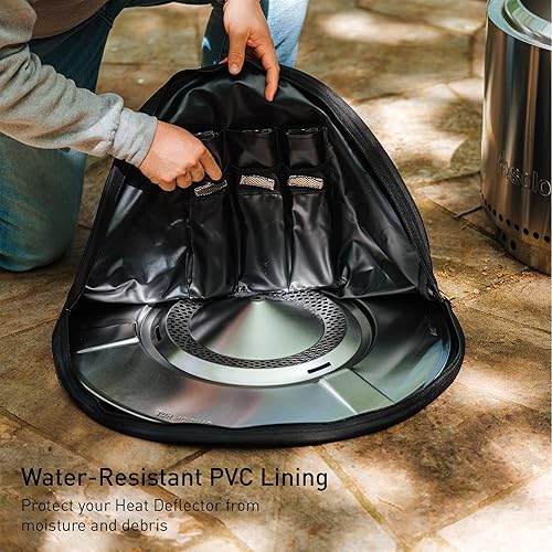 Miniatura 4 de Solo Stove Bolsa de transporte con deflector de calor, pequeña  Accesorio protector para deflector de calor Ranger, acrílico teñido en solución 600D
