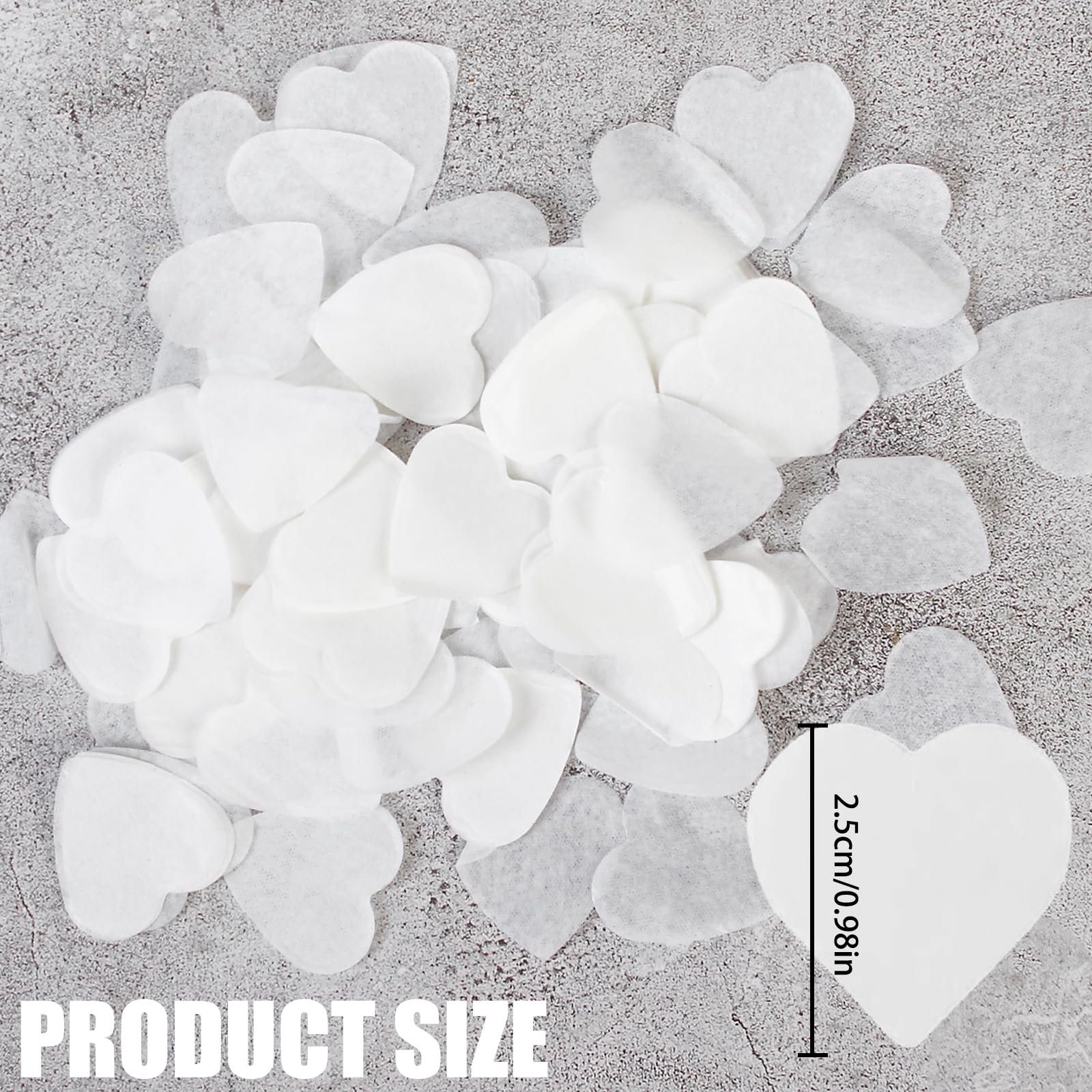 soitzhoc 6000 Pezzi Coriandoli Biodegradabili coriandoli Cuore, 3 Colori Romantici coriandoli per Matrimonio, San Valentino, Natale, Anniversario, Compleanno Carta Decorazione da Tavolo (60g