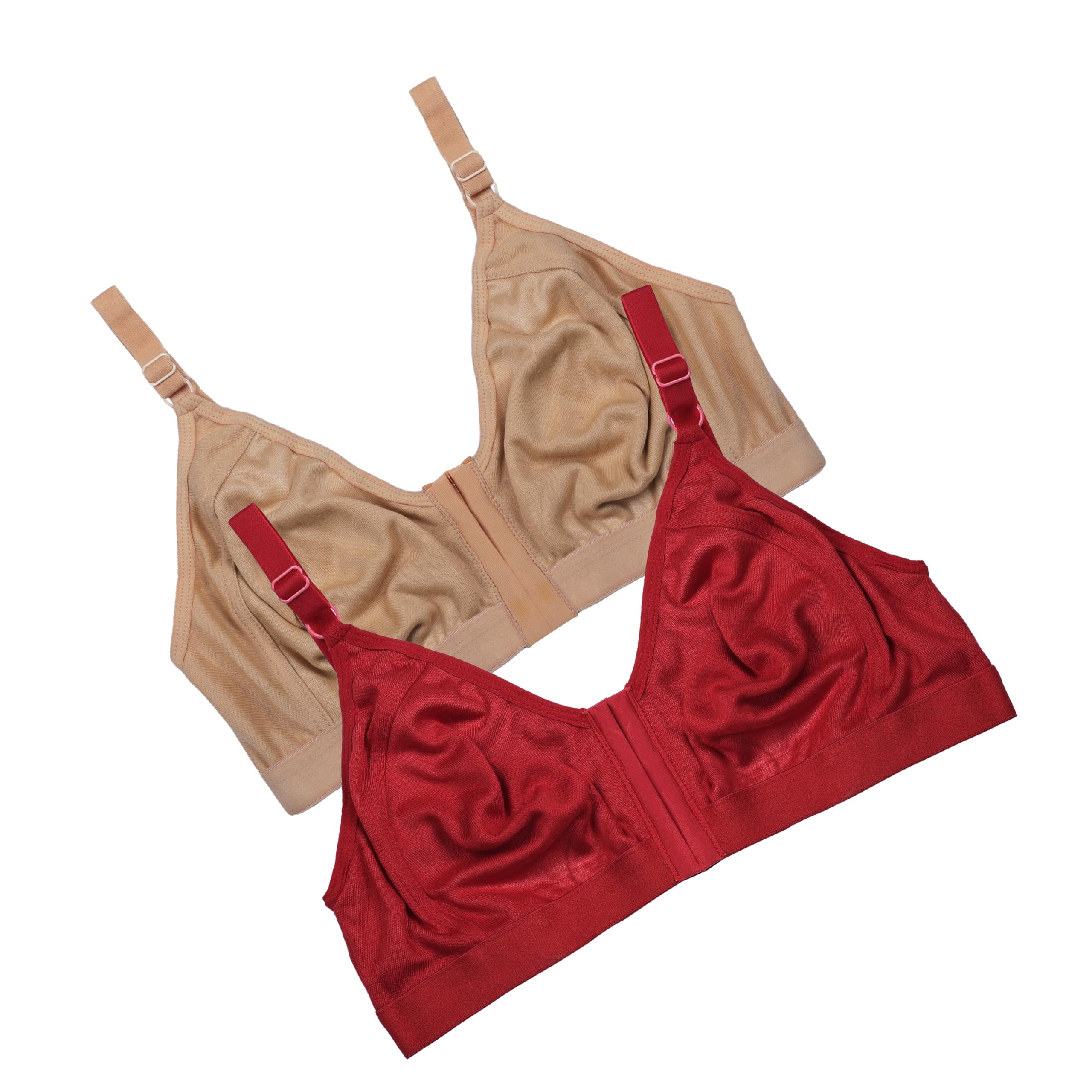 Front Open Bra for Women/Pack of 2 / Multicolor-image-39