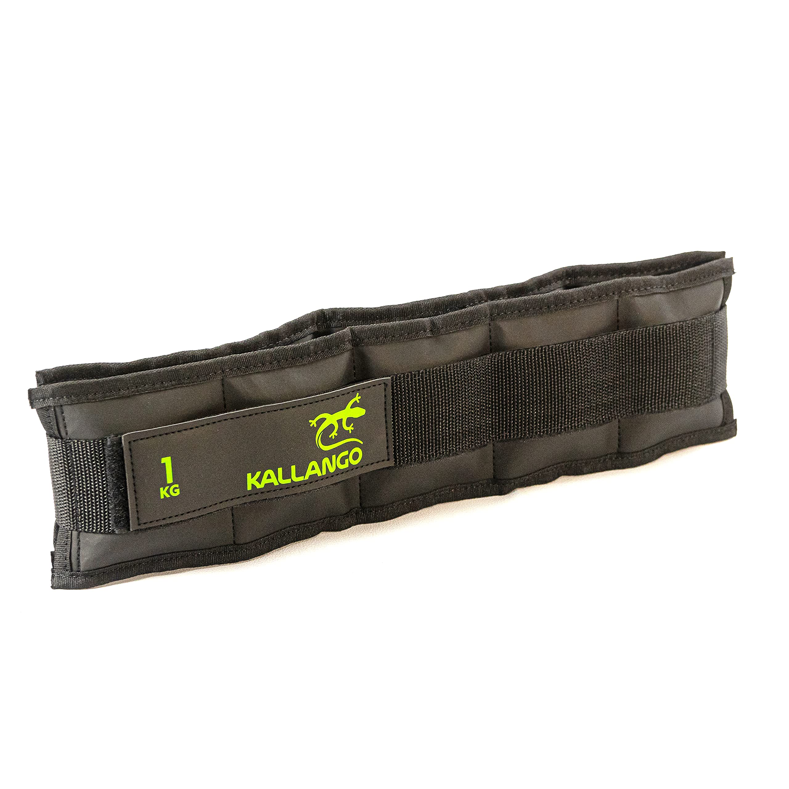 KALLANGO Profissional Emborrachada, Par Caneleira Peso Adulto Unissex, Preto (Black), 01