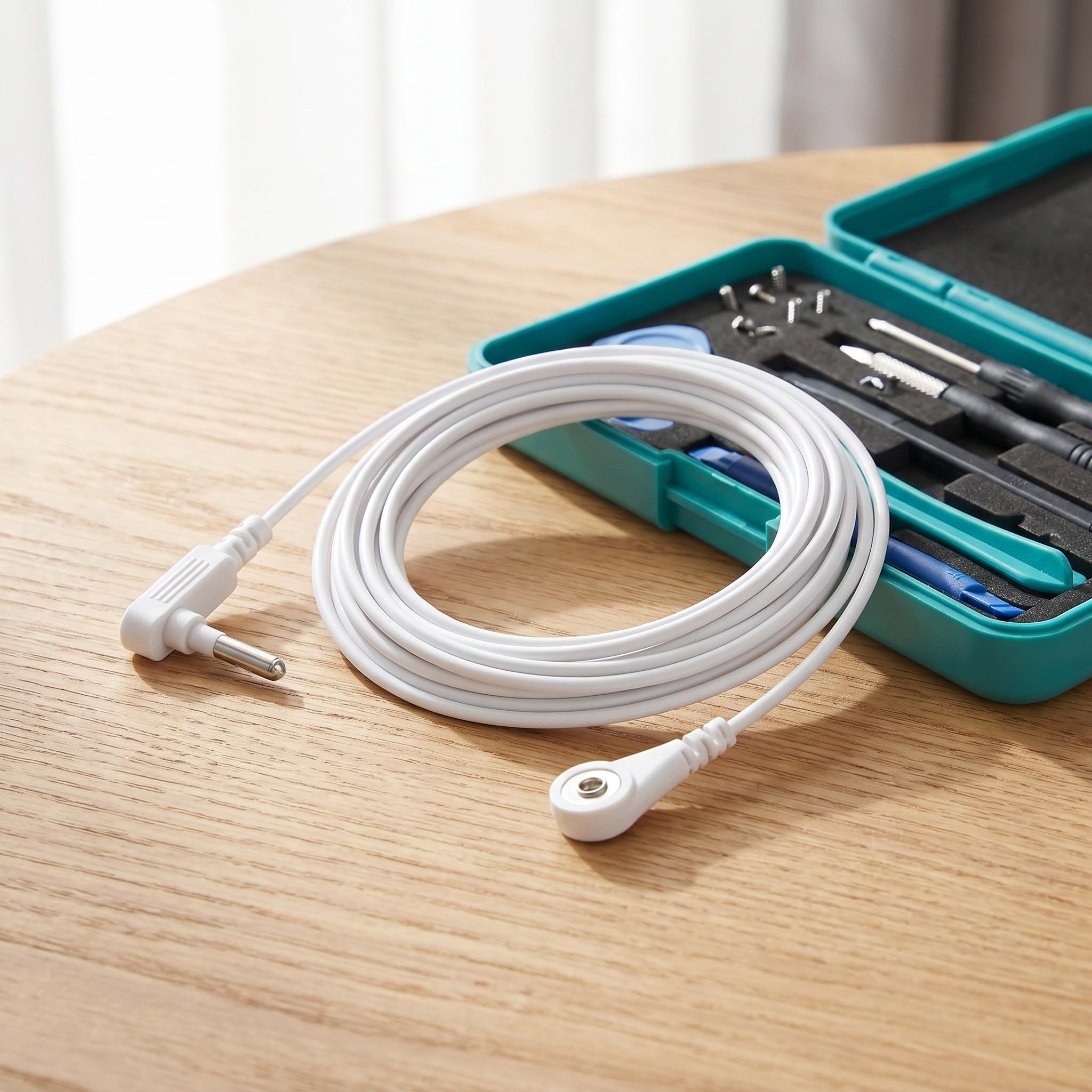 4 Sztuki Kabel Do Łączenia Antystatycznych Mat z Uziemieniem Zastępczy Przewód Do Pieluszek i Poduszek Uziemiających Przewód Urządzeń Uziemiających