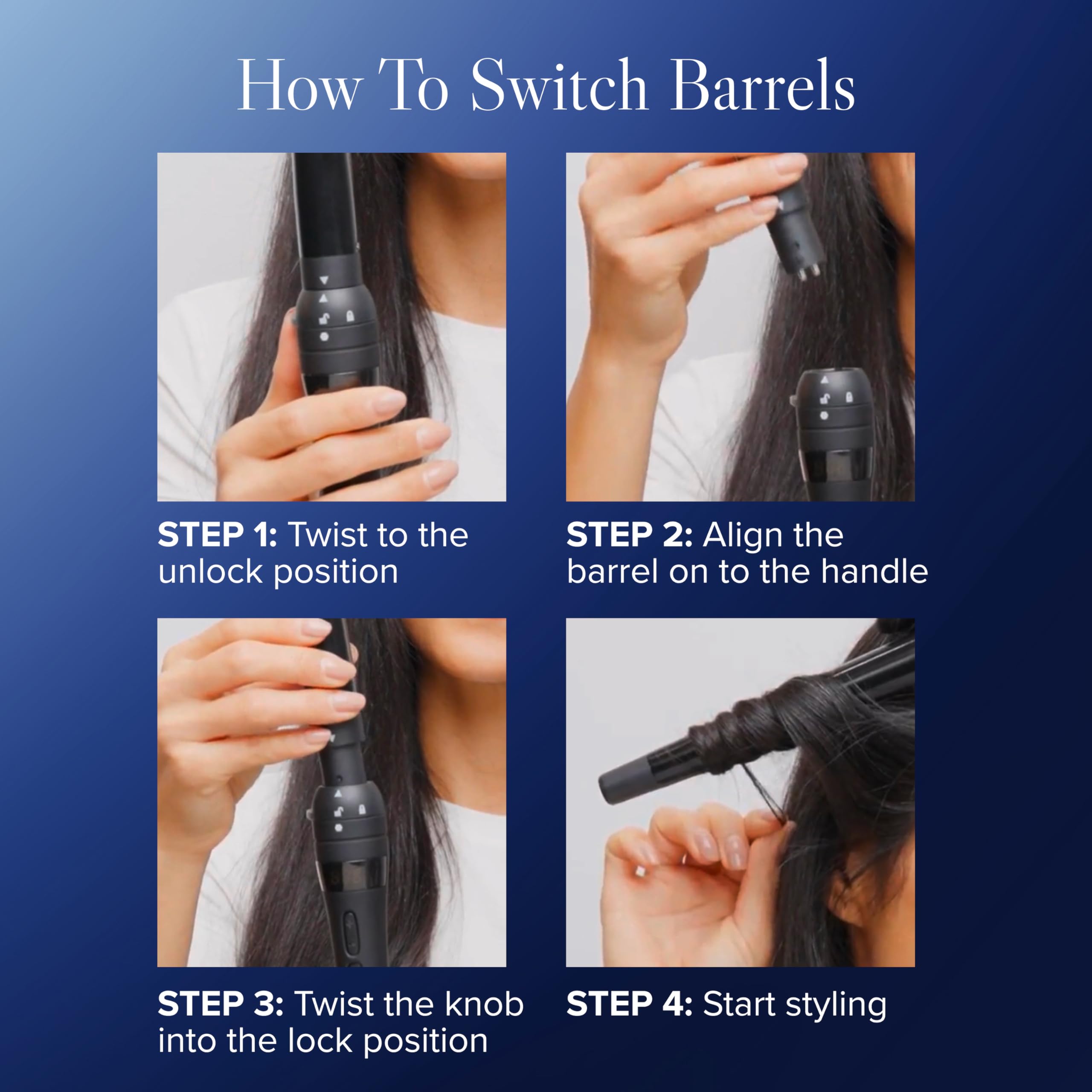 Bio Ionic 3-in-1 Curling Set - Endless Curls! -10