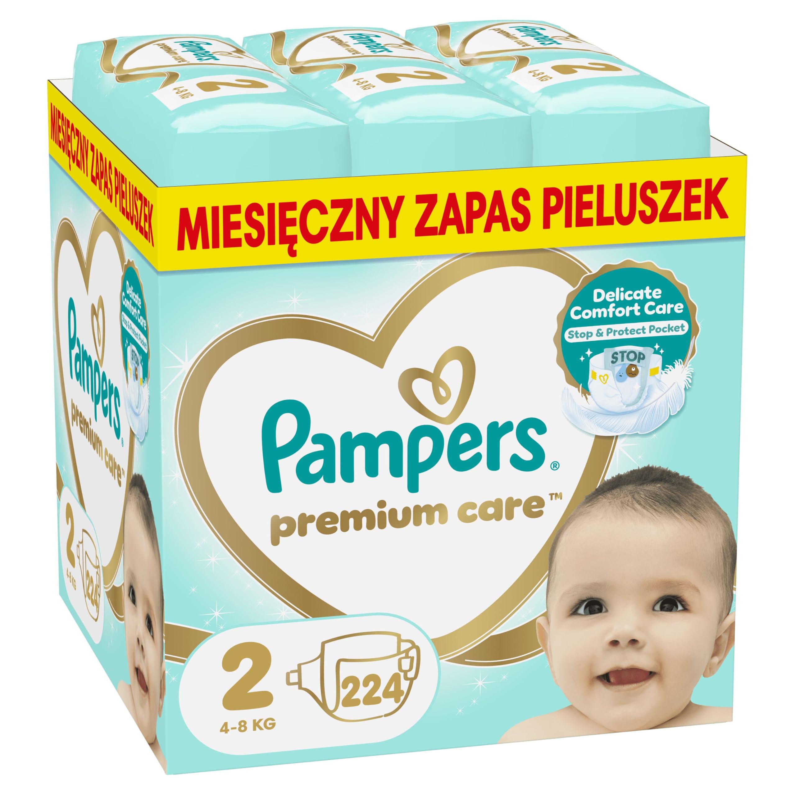 Pampers Premium Care 2 - Pañales (pequeños, 240 unidades)