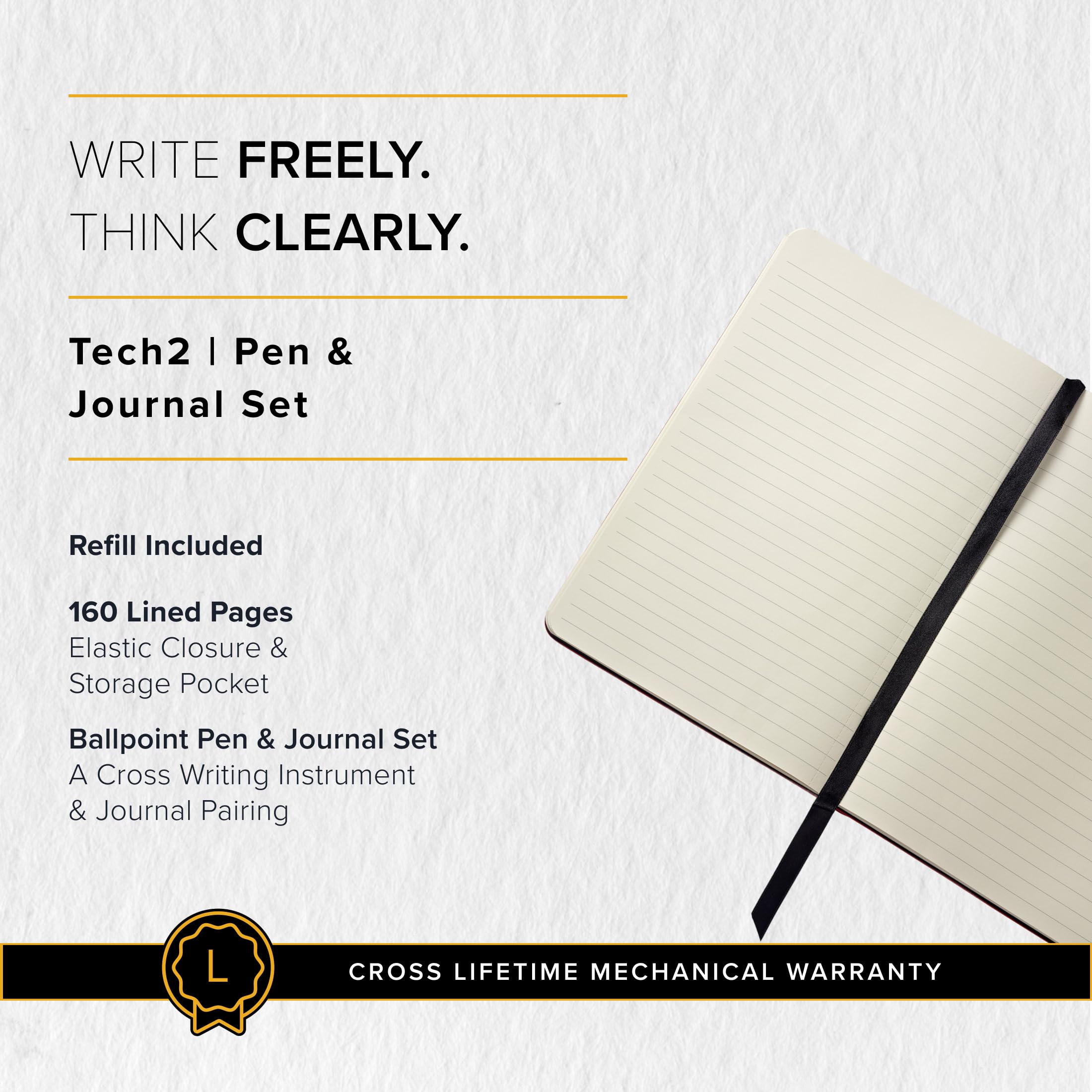 Cross Tech2 Macchiato - Bolígrafo multifunción con juego de regalo de diario Macchiato