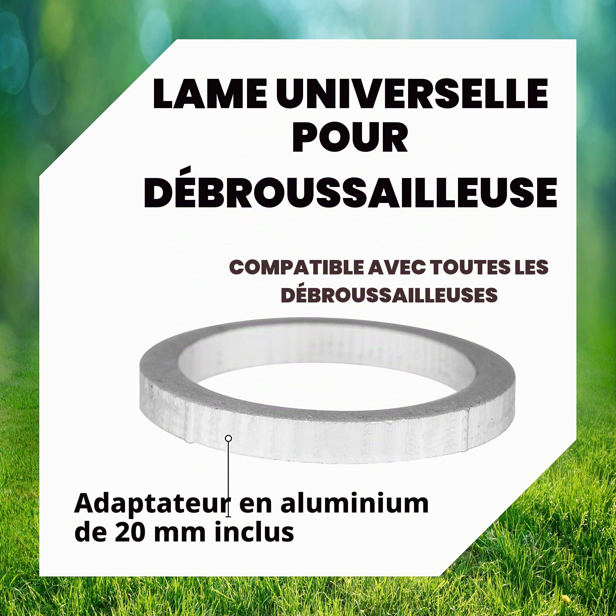 Lame de débroussailleuse Oregon 3,0 x 300 mm, lame universelle à 3 dents pour végétation haute et dense, compatible avec toutes débroussailleuses (Stihl, Echo, Husqvarna, etc.), réf. 295497-0