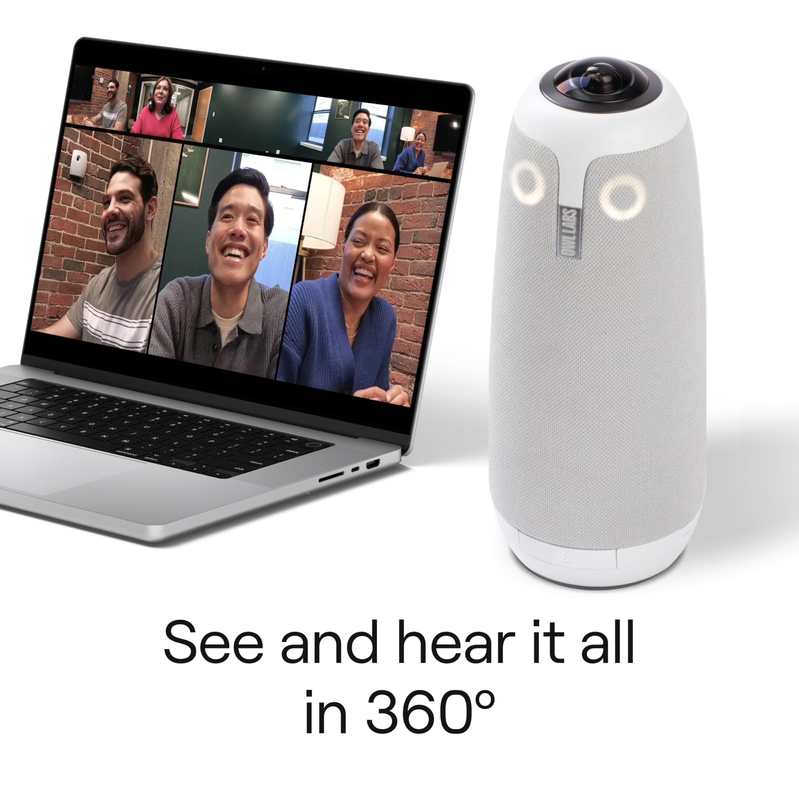 Amazon.com: Owl Labs Meeting Owl 3 y micrófono de expansión para