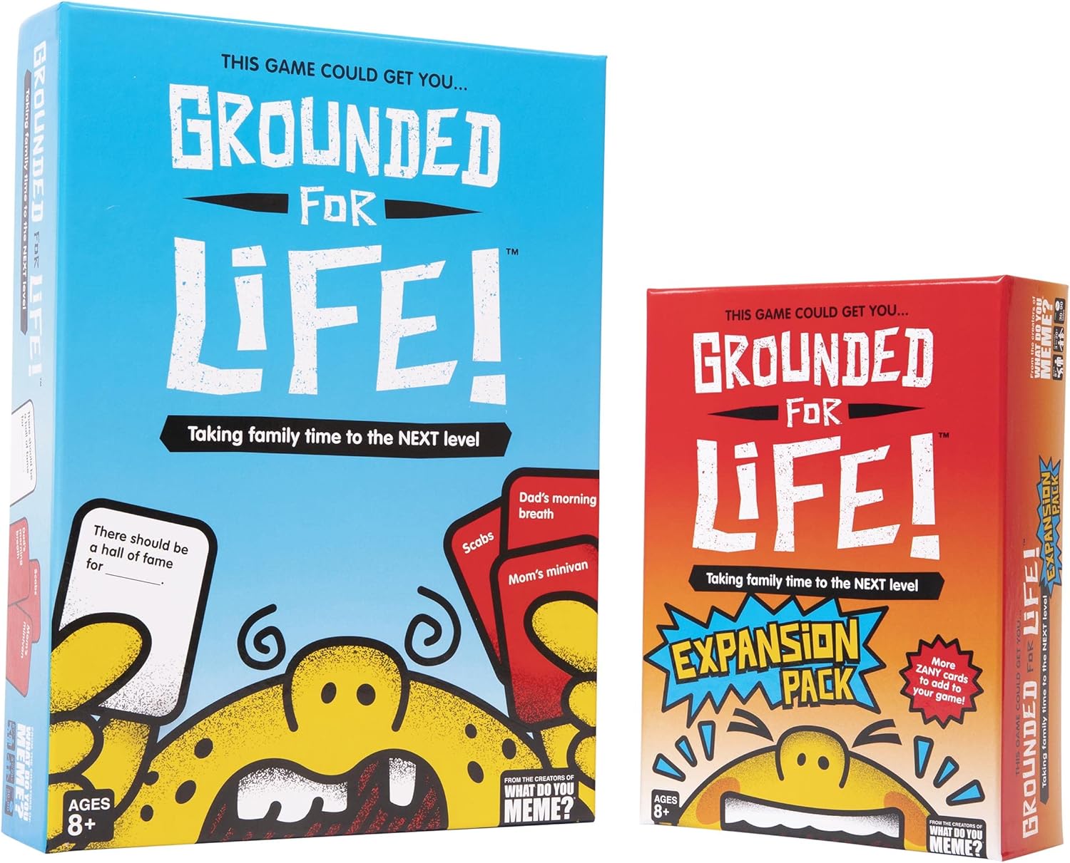 WHAT DO YOU MEME? Grounded for Life Expansion Pack – The Ultimate Kid Game – Designed to be Added to Grounded for Life Core Card Game – Ages 8+