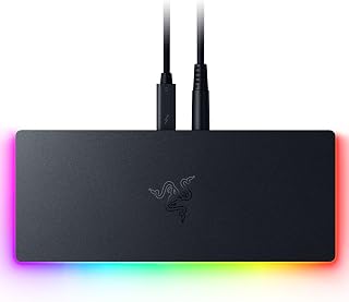 Thunderbolt 5 Chroma Dock - 11 USB Ports Thunderbolt Dock - 3X DisplayPort Thunderbolt 5 - Ethernet - Passthrough 140W - SD/UHS Card - 3X USB - M.2 Extension - EU Connector - PC/Mac | Black
