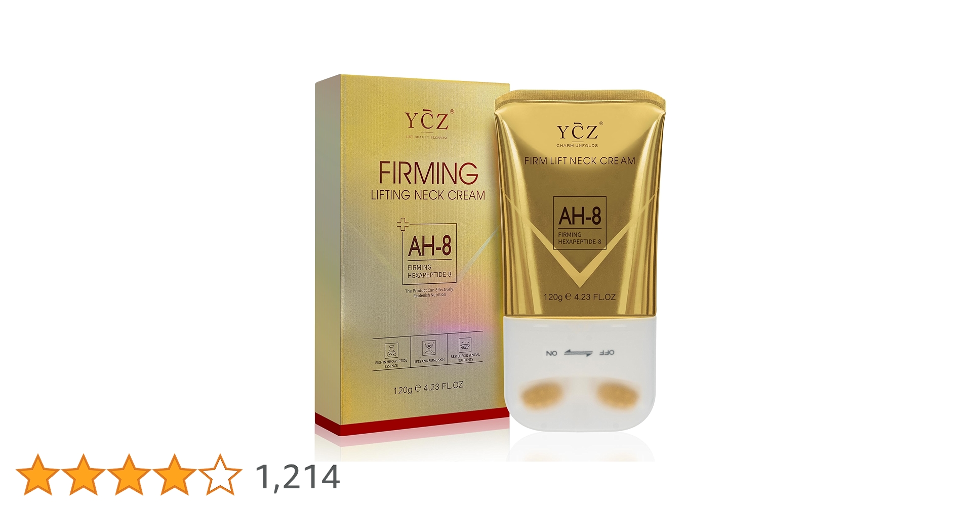 フェイスクリーム yunc Ycz AH-8 Firming Neck Cream for Crepey Skin Body Care