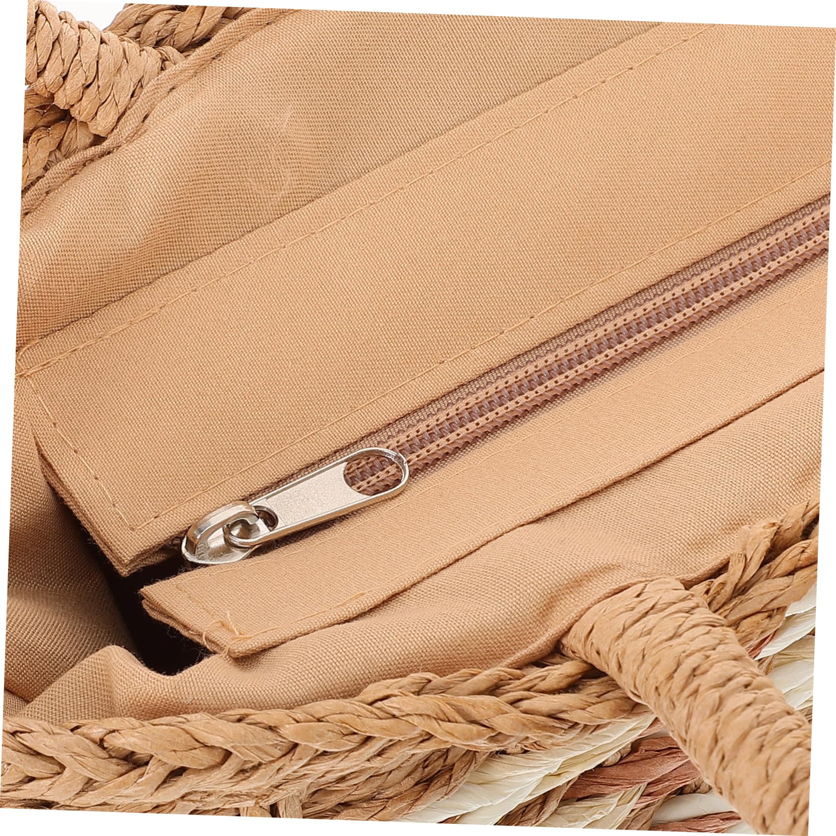 Woven Tote Bag in Corda di Carta Intrecciata, Capienza Ampia | Trama Mesh Hollow e Intrecciata, Borsa a Spalla da Donna per Shopping e Party, Atmosfera Estiva