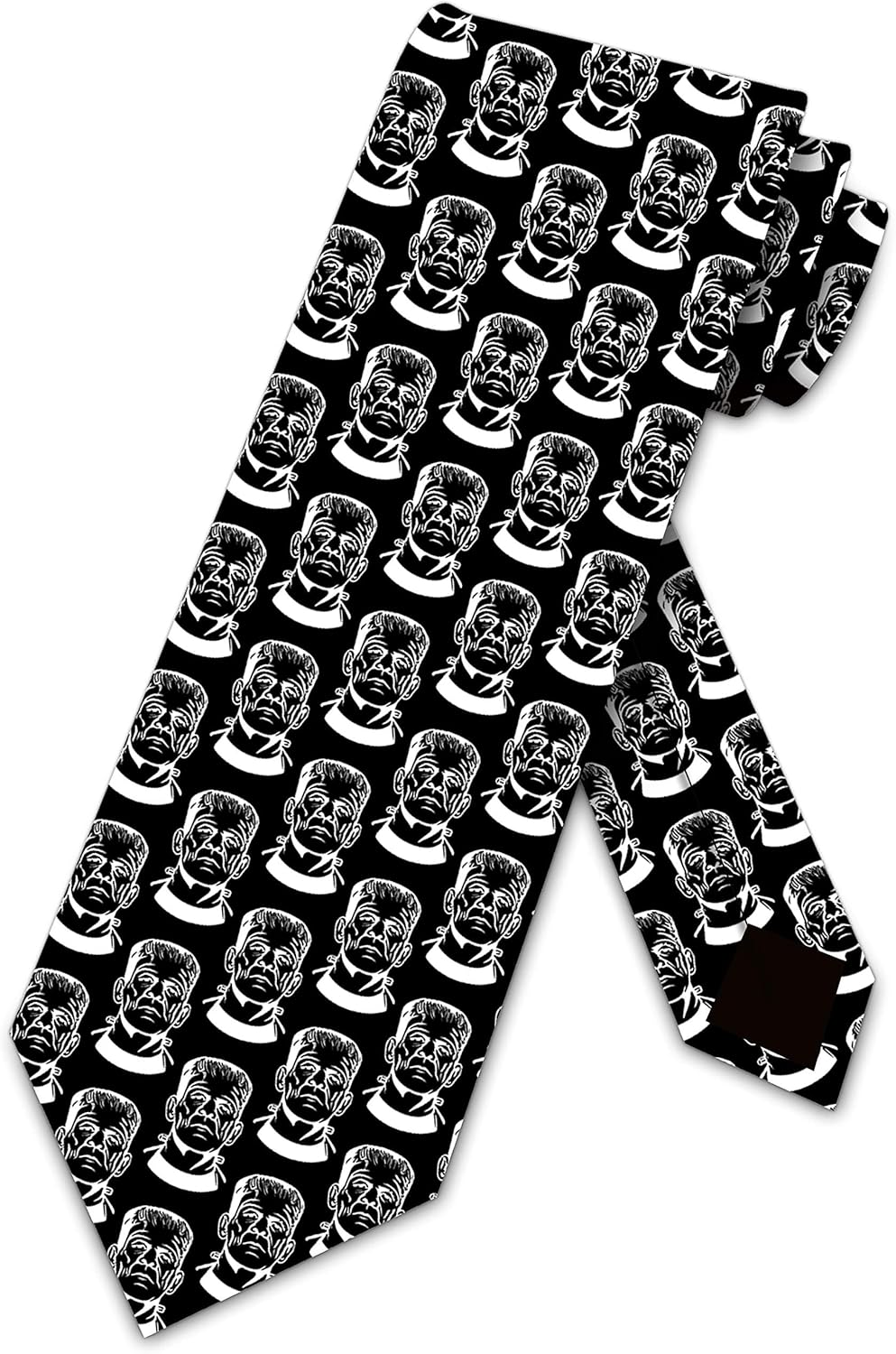 Three Rooker Halloween Ties Frankenstein Tie Mens Monster Neckties