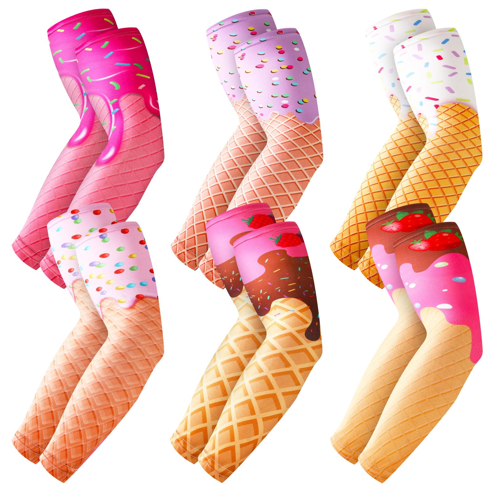 Manchons de compression jeunes et adultes protection solaire sport