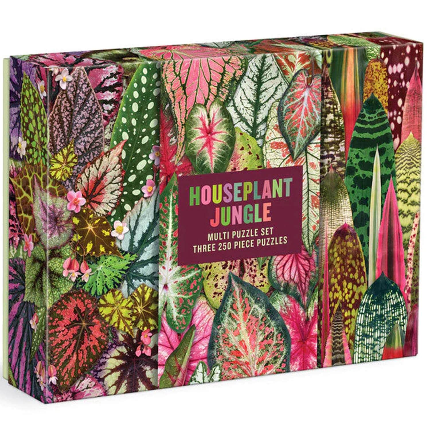 Galison Houseplant Jungle Multi Puzzle Set