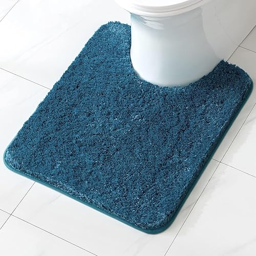 Miniatura 71 de MIULEE Alfombras de baño salvia, suaves y pequeñas, absorbentes, antideslizantes, de secado rápido, esponjosas, para baño, bañera y duchas, lavables