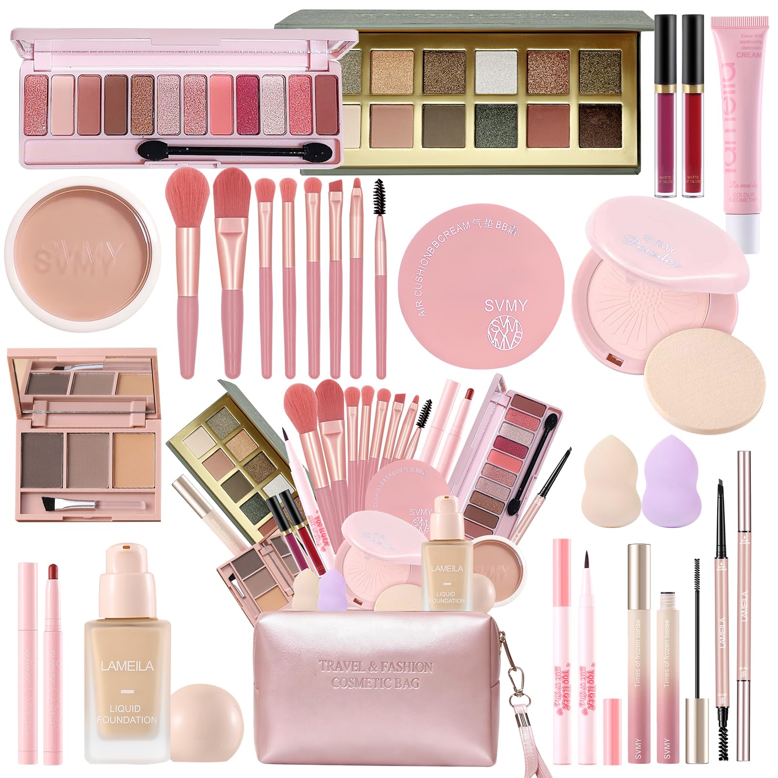 Makeup Kit for Women Full Kit,Makeup Gift Set | All In One Make up Kit Set,Perfect for Holiday and Birthday Gifts,Comes With Makeup Bag, Easy‑to‑Carry for Travel