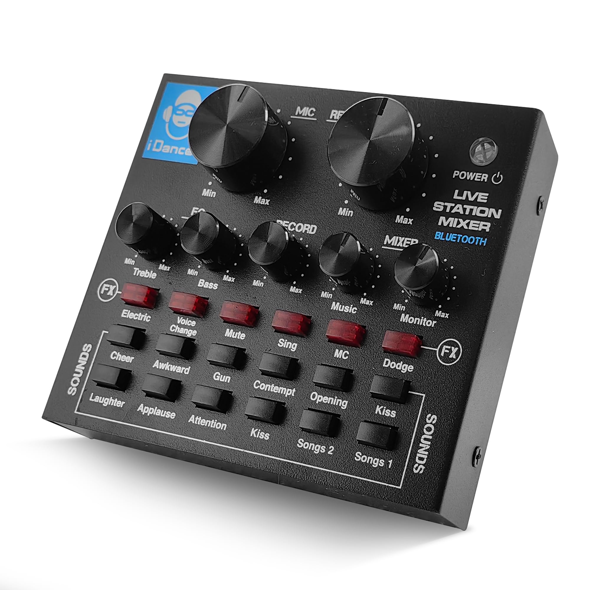 Amazon.com: IDANCE Professional Wireless Audio Mixer, 8 Channel BT