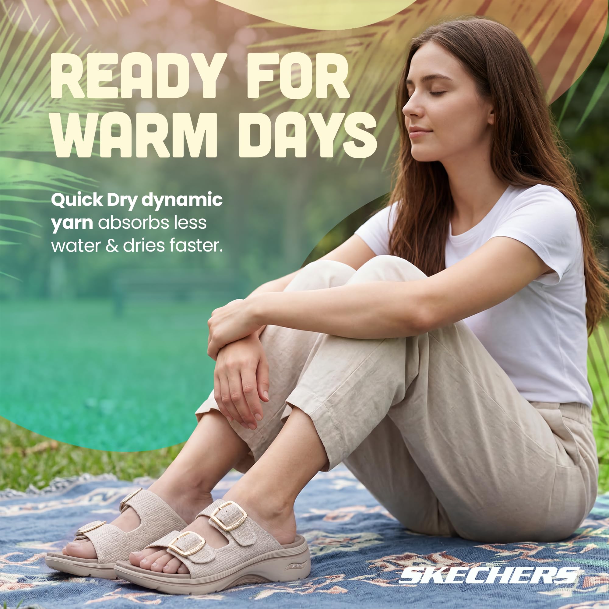 Skechers Kobiety On-the-go Go Walk Arch Fit 2.0 Sandal - ChloeKlapki