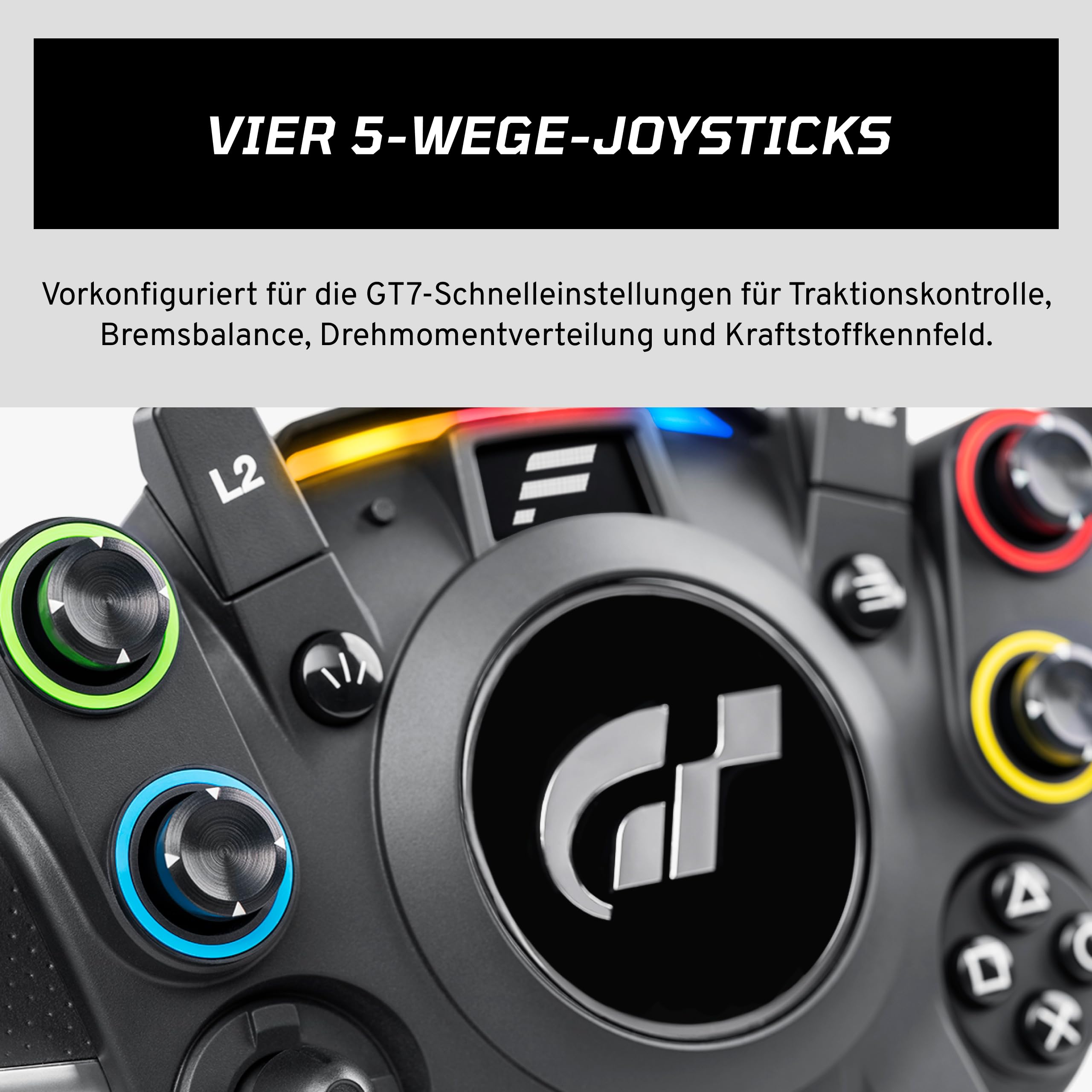 Fanatec Gran Turismo DD Pro PlayStation Paket Sim Racing Lenkrad Basis Pedale 5 Nm Direct-Drive PC PS5 PS4