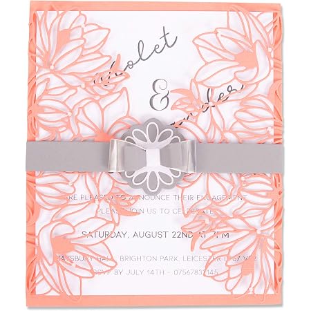 Sizzix 664493-Set Thinlits, Motivo: esagono stagionale di Georgie Evans, Confezione da 4 Fustelle per Scrapbooking, Multicolor, Taglia unica