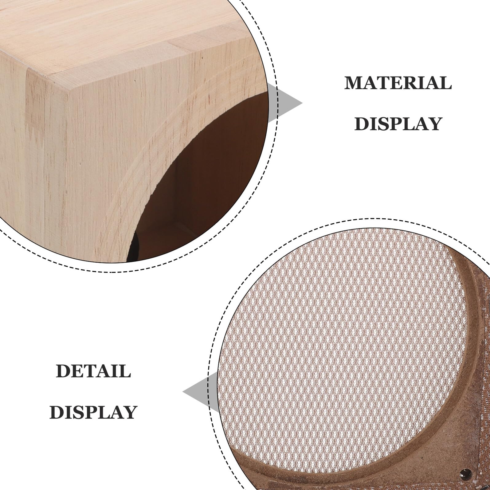 Cassa Subwoofer Veicolare 5 Pollici in Legno Beige per Audio | Box per Altoparlanti, Compatibile Subwoofer e Casse Audio, Uso in Auto o Casa