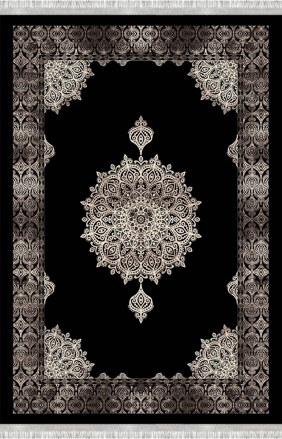 Bonamaison Digitally Printed Carpet, Multicolor, 80x150