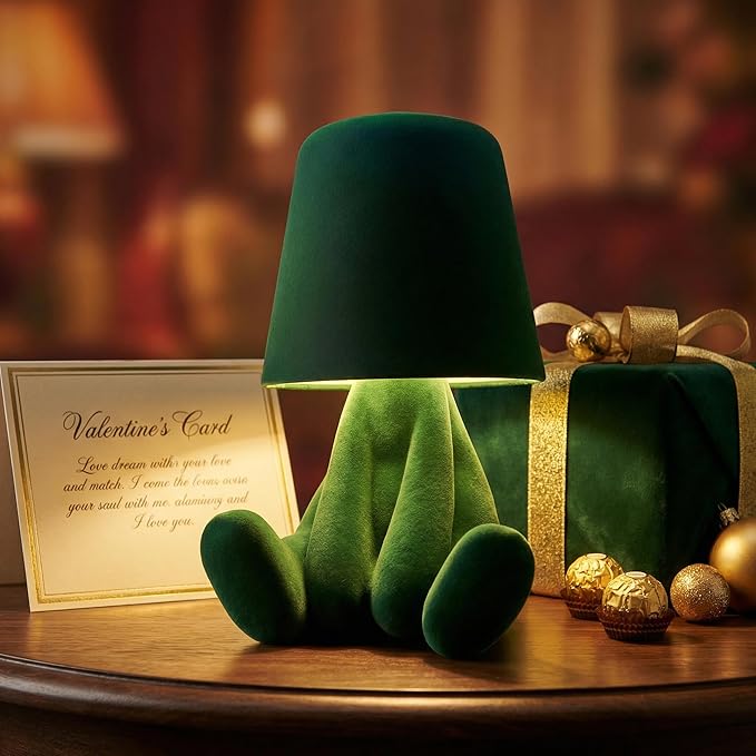 Modern Table Lamp for Youth: Rechargeable Cute Light for Kids Child Teen