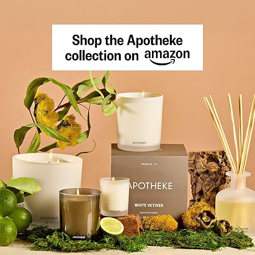 Miniatura 7 de Apotheke Difusor de varillas perfumadas de lujo para el hogar, vetiver blanco, aceite esencial de 6.7 onzas líquidas para aromaterapia, difusor