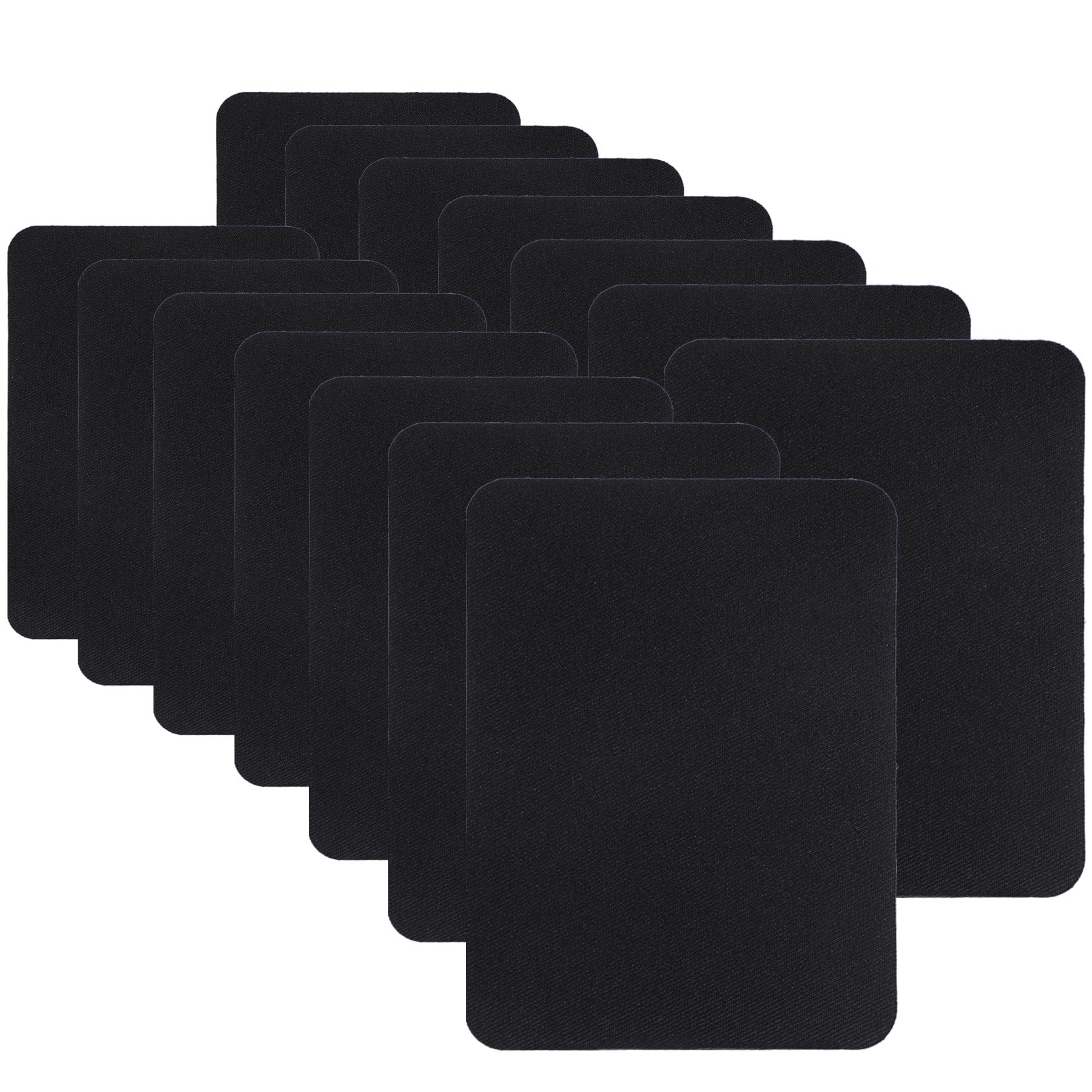 Augshy29pcs Iron on Patches for Clothing Repair 4.9 X 3.7 Inch Iron on Patches for Clothing Black