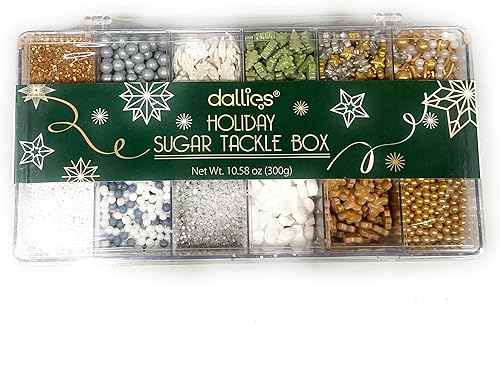 Miniatura 2 de dallies - Caja de aparejos para decoración de azúcar navideña (metálico)