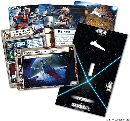 Miniatura 3 de Star Wars Armada Destructor estelar de clase Venator Juego en miniatura Juego de estrategia para adolescentes y adultos Edades 14+ para 2