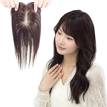 前髪ウィッグ頭頂部ウィッグ総手植え引き抜き製法ヘアピース部分ウィッグ人毛100% Amazon.co.jp: HIYE 部分ウィッグ 人毛100% ヘアピース 総手植え