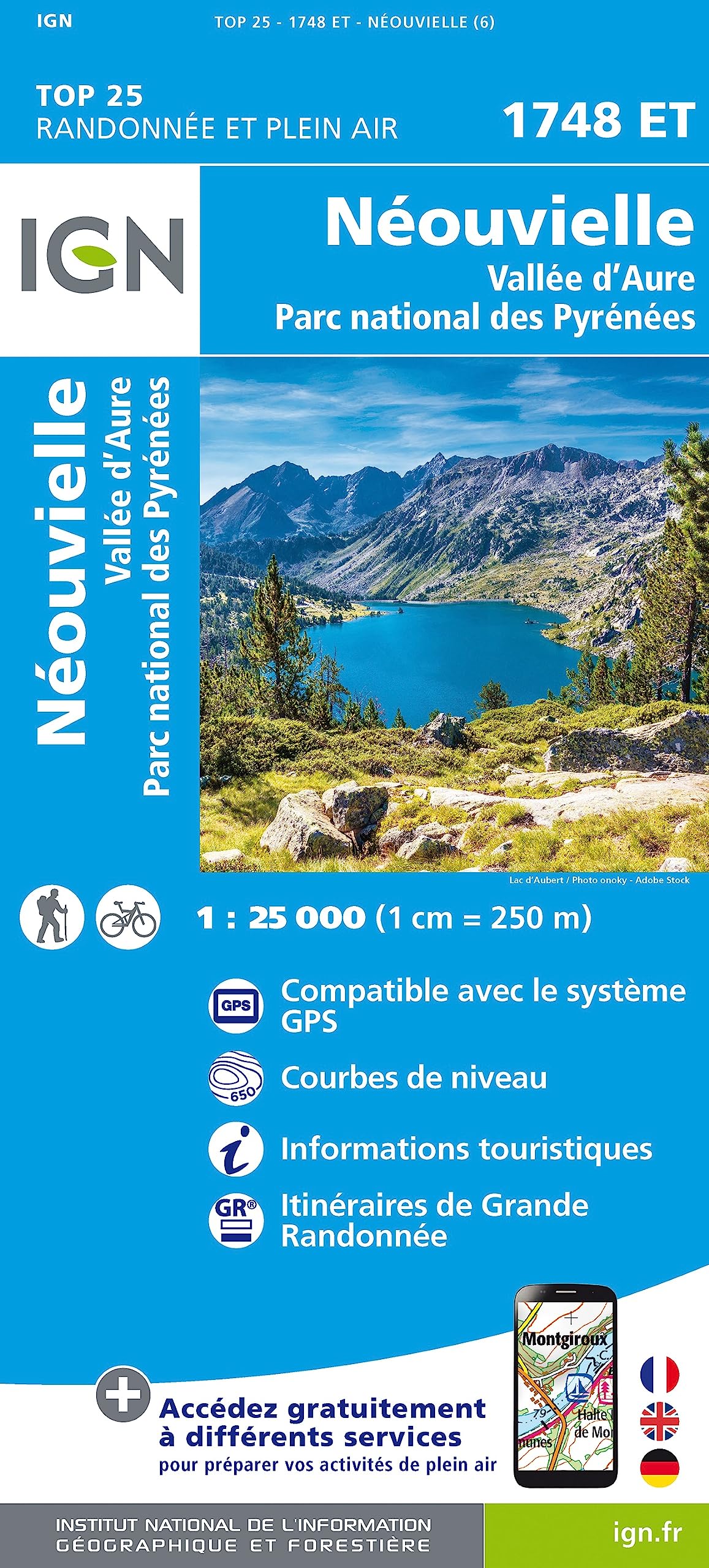 Néouvielle / Vallée d'Aure / PNR des Pyrénées (1748ET) (TOP 25)