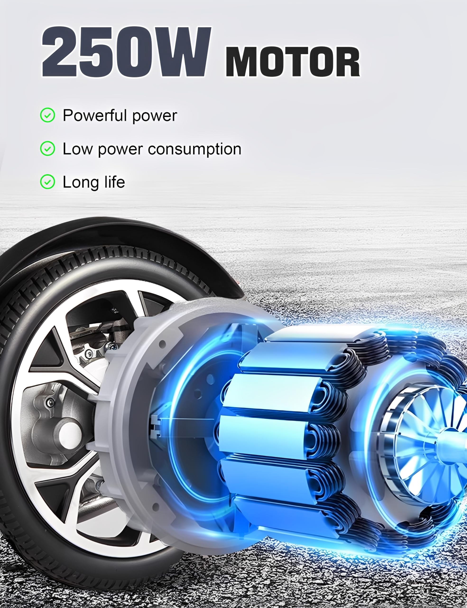 Sillas de Ruedas Eléctricas Plegables Ligeras para Mayores, Autonomía 25 km | Motor 500 W, Batería Extraíble 13 Ah, Capacidad 150 kg, Todo Terreno, Frenado Electromagnético, Silla Ruedas Motorizada