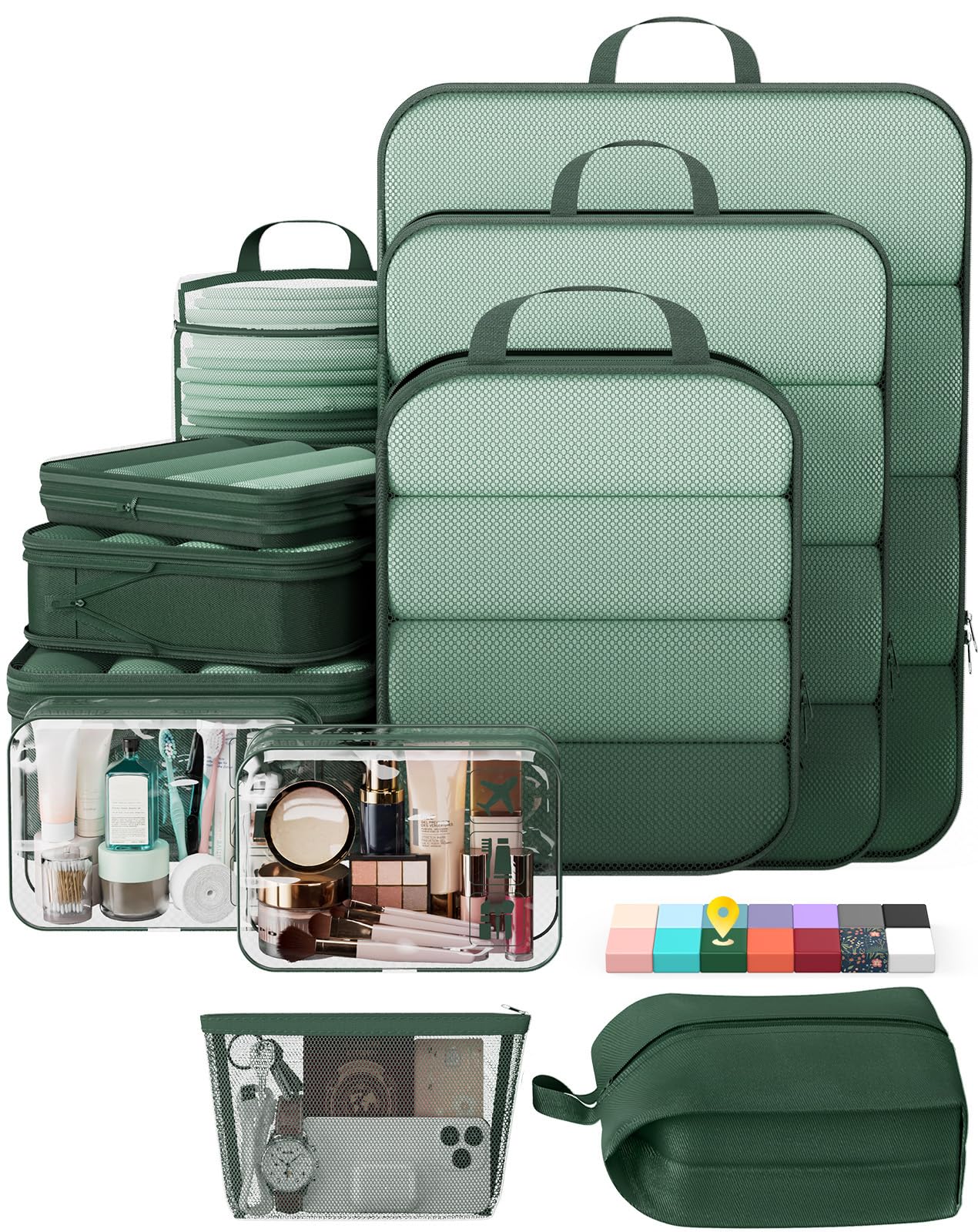Veken 11-Piece Compression Packing Cubes
