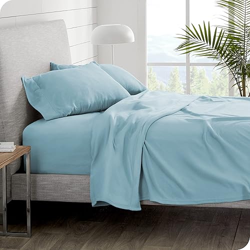 Miniatura 6 de Bare Home Juego de sábanas de forro polar súper suave, tamaño Queen, forro polar extra afelpado, sábanas de cama sin pelusas, calidez acogedora para