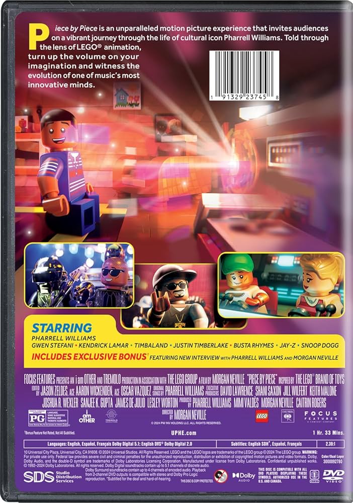 Amazon.com: Piece by Piece [DVD] : Pharrell Williams, Gwen