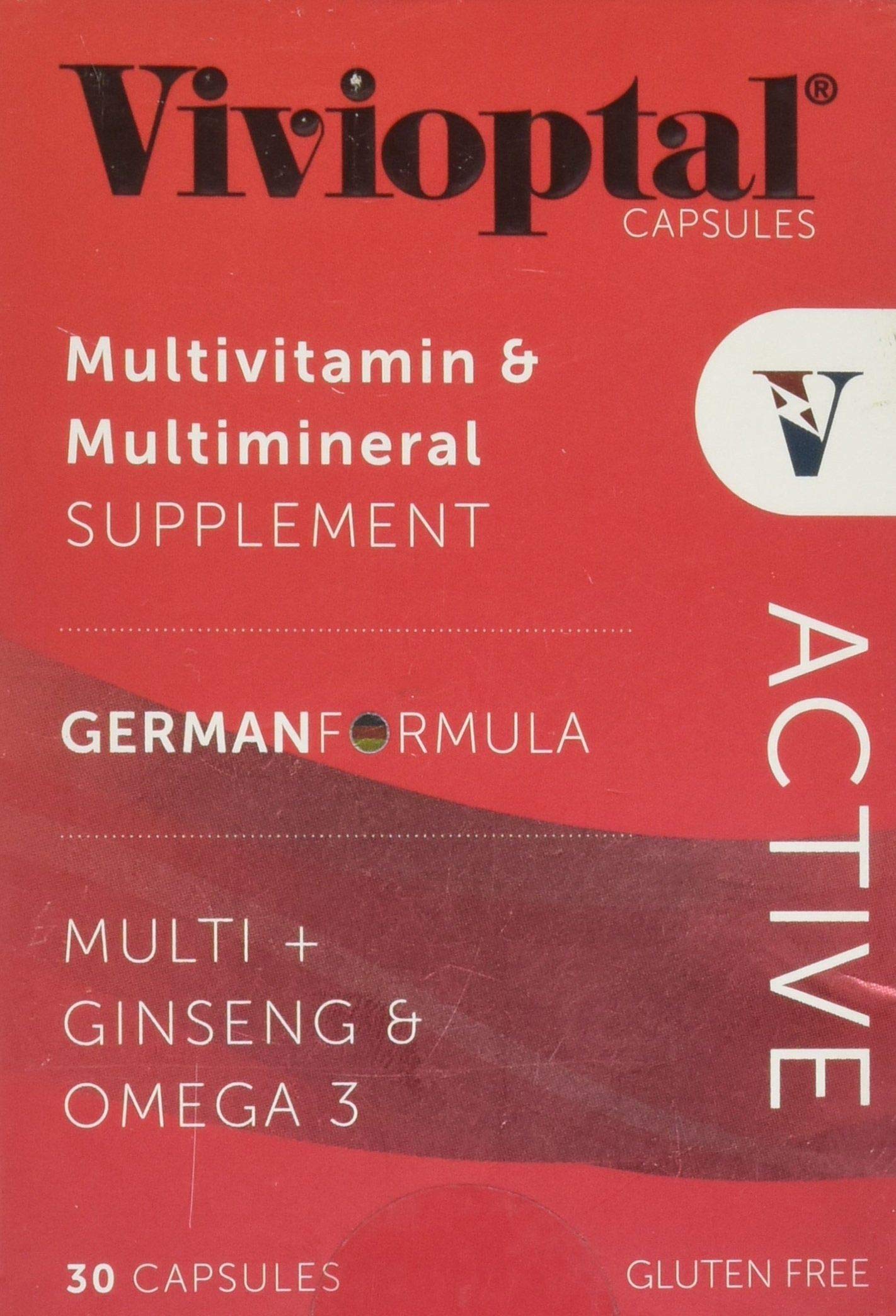 Buy Vivioptal Active 30 Capsules Multivitamin & Multimineral