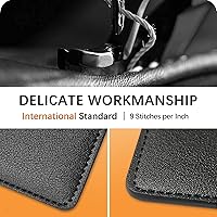 Vista 5 de Soporte para tarjetas de teléfono, billetera de cuero para teléfono, soporte elástico para la parte posterior del teléfono, tarjetero para tarjetas