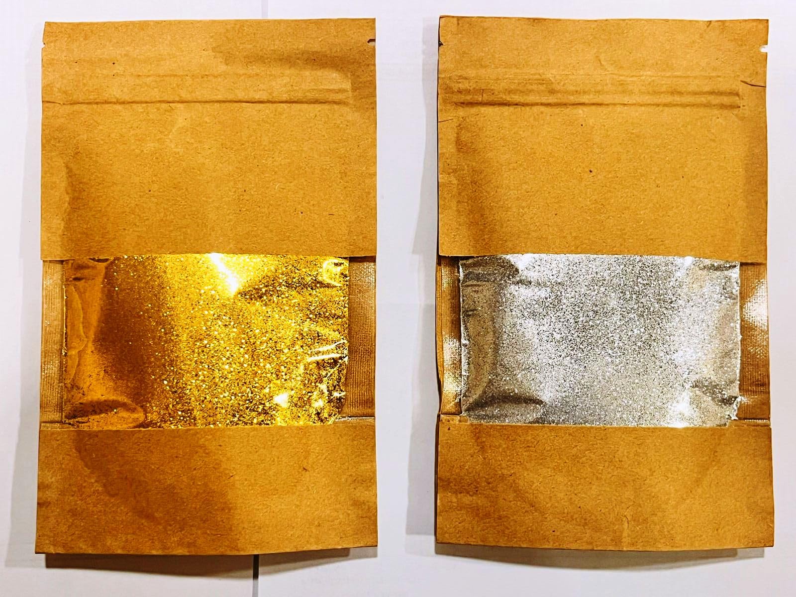 Mahir Glitter Biodegradable (Non Toxic) Supreme Quality Art & Craft Decorative Biodegradable & Eco Friendly Certified Glitter 100 Gm Pack Each (Brilliant Golden & Supreme Silver 0.08 mm)-image-26