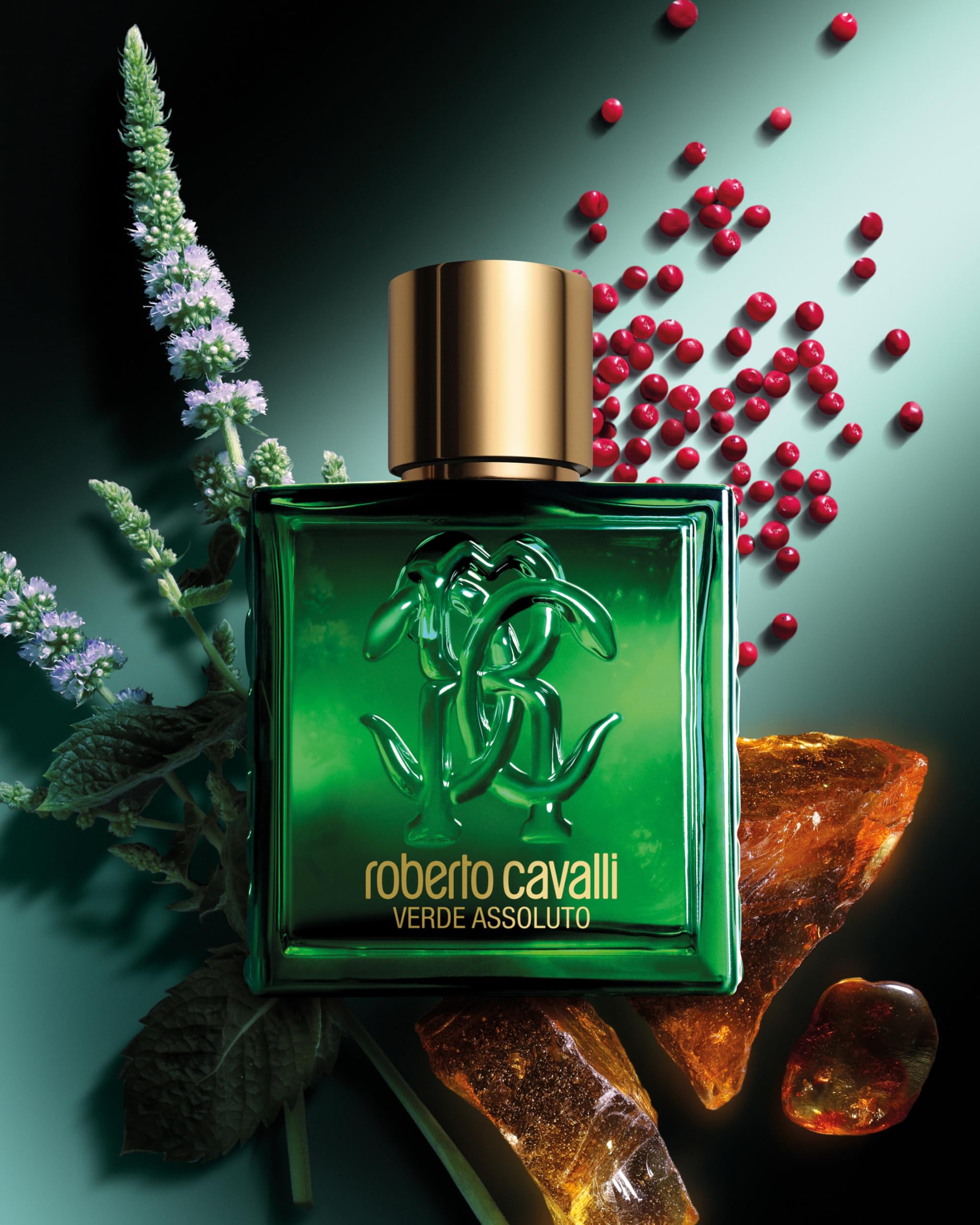 ROBERTO CAVALLI Uomo Verde Assoluto, EDP, Drzewne Perfumy, 100 ml