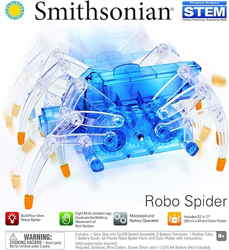 Miniatura 2 de Kit de actividades de la ciencia Smithsonian araña robótica