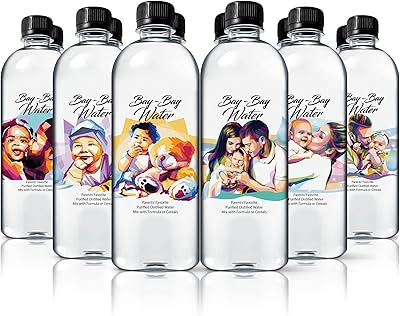 Bay Bay Water - Purified Distilled Water for Babies - 16.9 oz. - Use for Everyday Drinking, Infant Formula, Milk, and Baby...