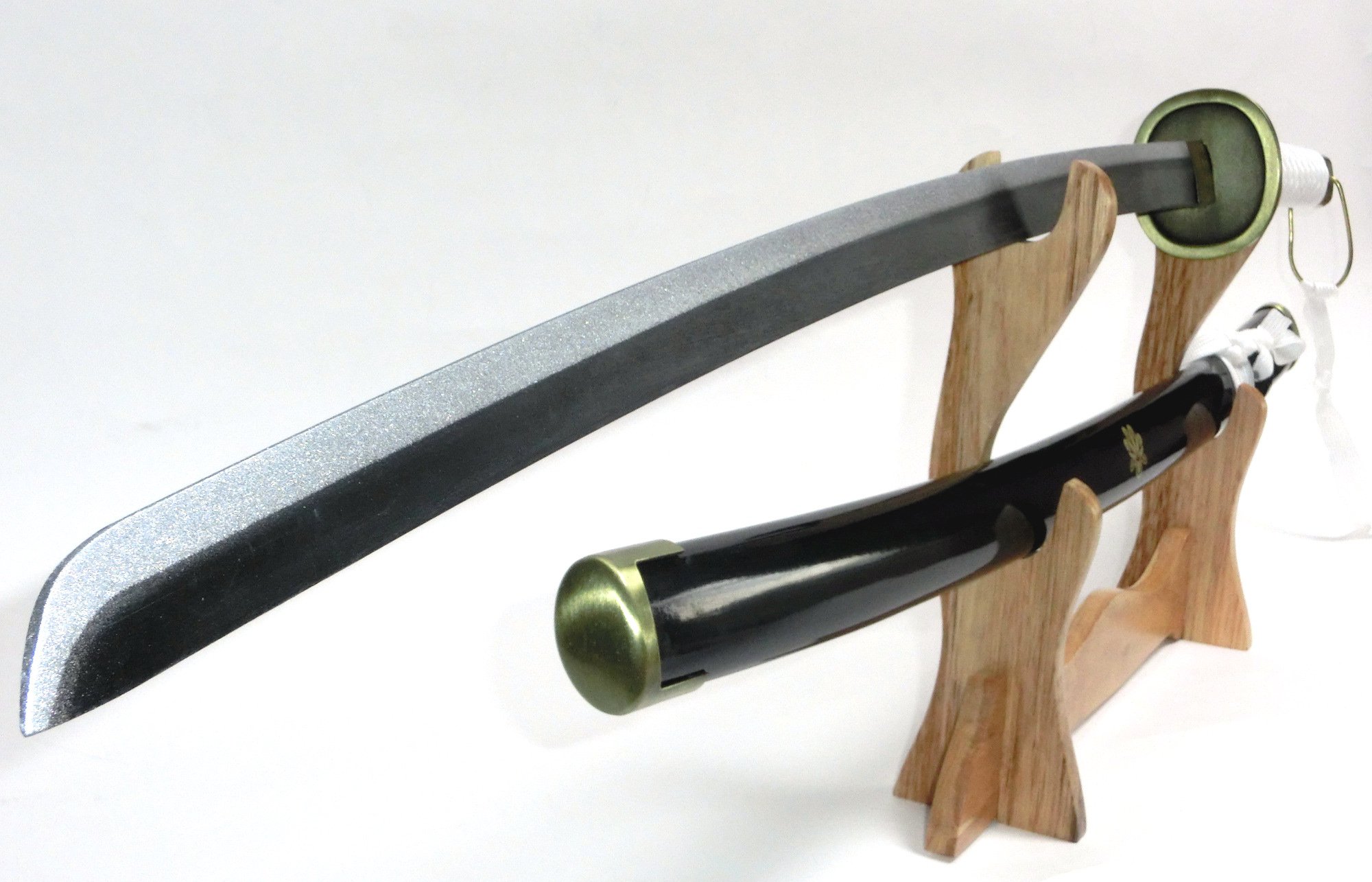 太極八卦鎮宅巨剣（花梨木金）古兵器 武具 刀装具 日本刀 模造