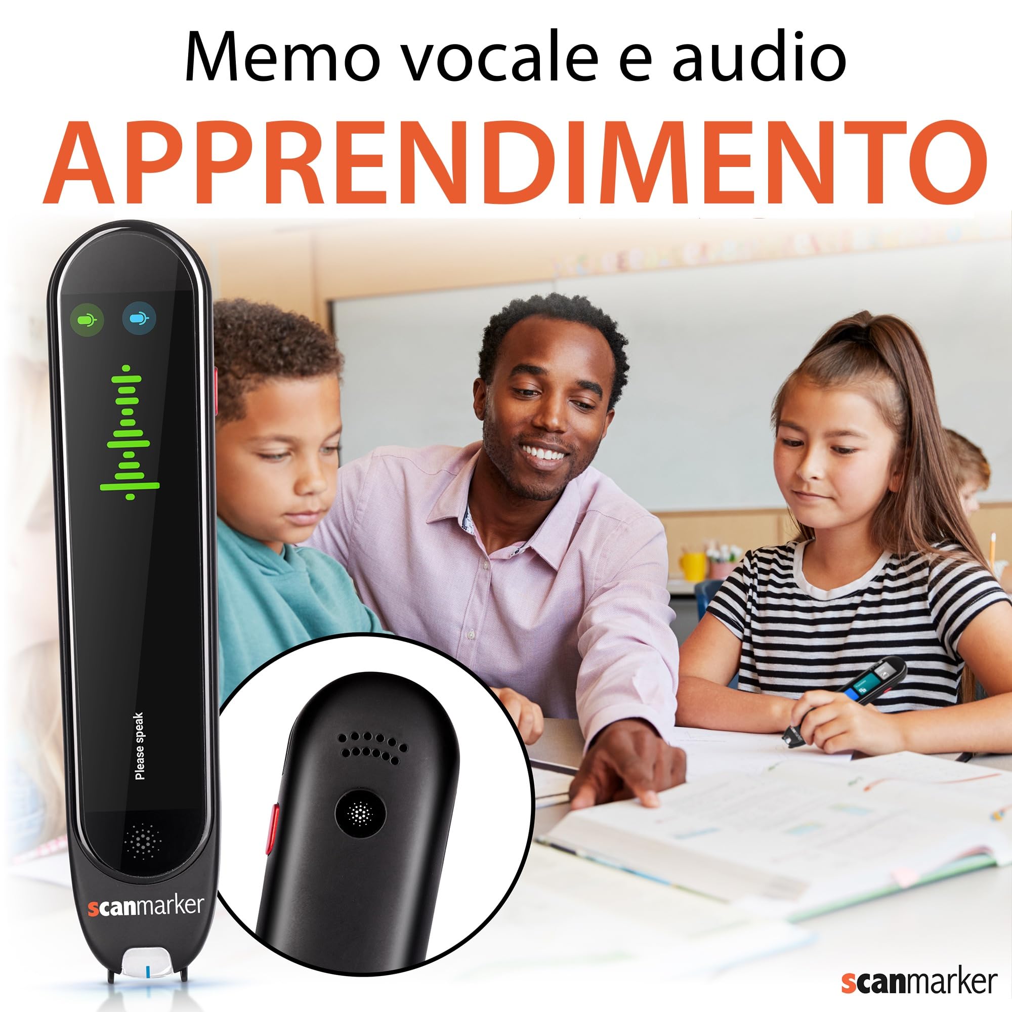 Scanmarker Pro Penna Traduttore Multilingue Scanner per Dislessia e Apprendimento