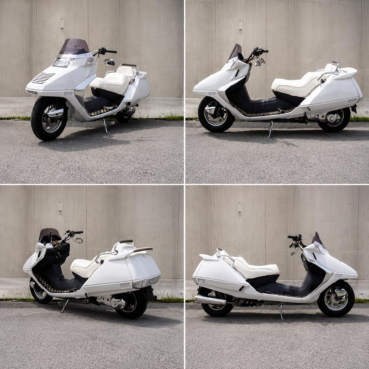 Amazon | ホンダ フュージョン(MF02)用 アッパーカウル 外装 ホワイト