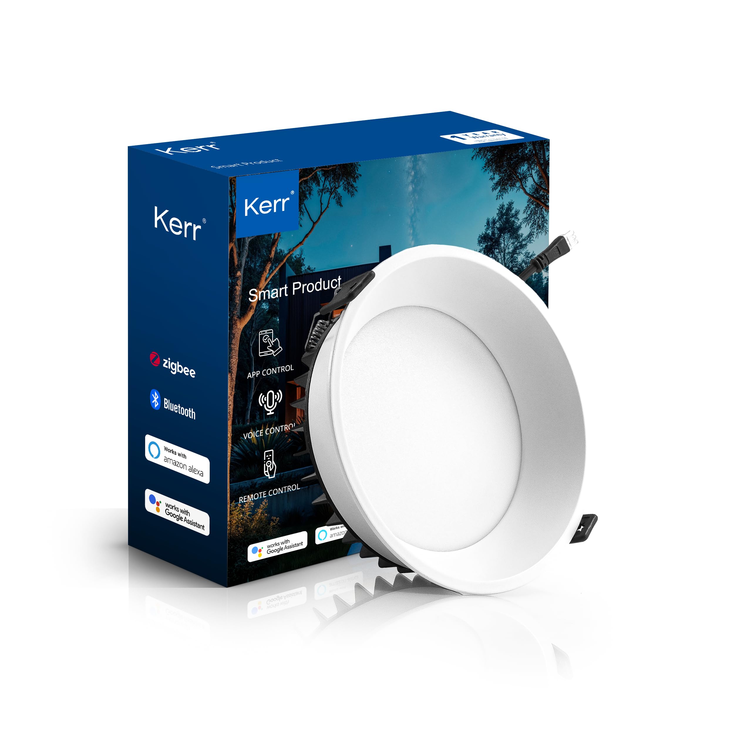 Kerr Matter Compatible 12W Deep Downlight | Tunable White & Dimmable | Smart LED Downlight | Directly add to Apple Homekit | Smart Ceiling Light for Home, Office & Commercial Space-image-34