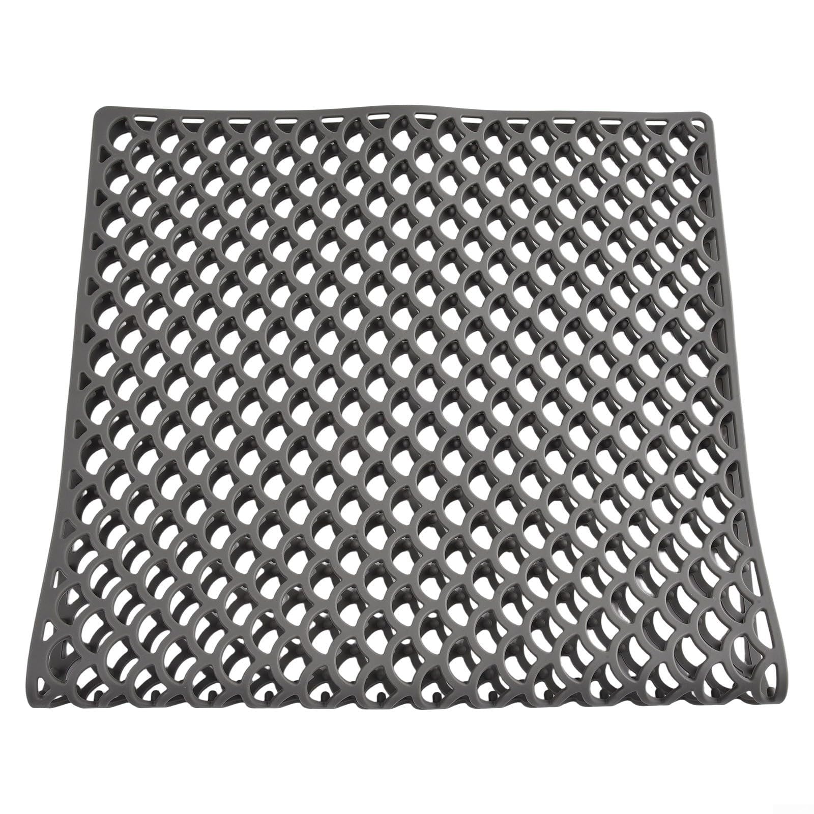 Extra Lar Sile Küchenspüle-Schutzmatte, 76 x 40 cm, hitzebeständig, rutschfest, schneidbar, Abtropfmatte, perfekt für graues Spülbeckenzubehör