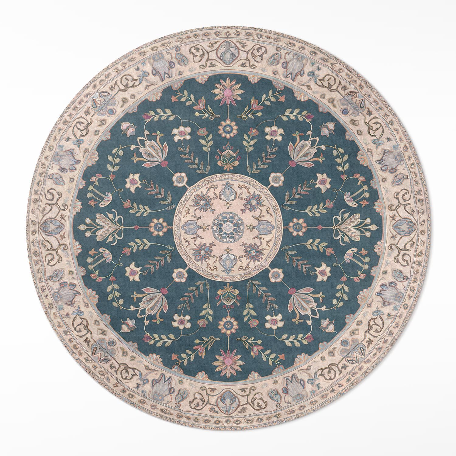 Tapis de sol vinyle durable et élégant motif végétal haut de gamme pour intérieur chic