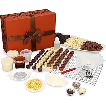 Pralinen Set Zum Start In Die Pralinenproduktion Im Geschenkkarton Amazon De Lebensmittel Getranke