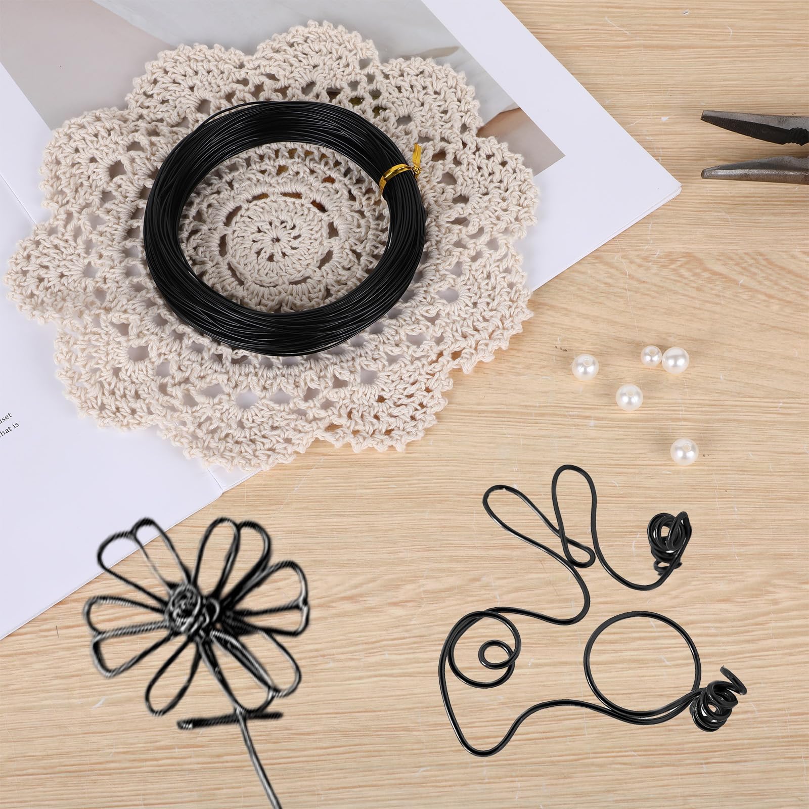 Fil Doré Fin 0,3 Mm Pour DIY – 100 M, Parfait Pour Bijoux, Fleurs Et Décorations